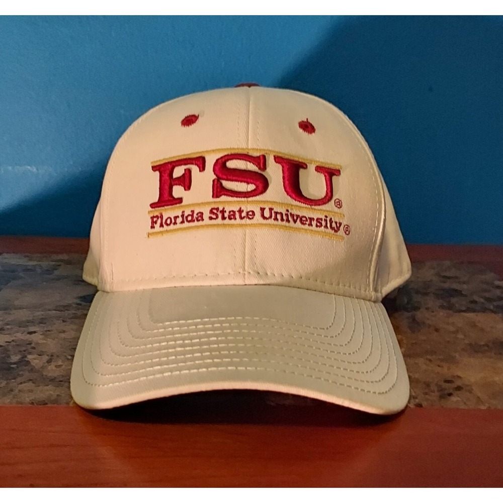 Florida State Seminoles Hat Cap Mens Snap Back The Game Split Bar FSU NCAA Twill